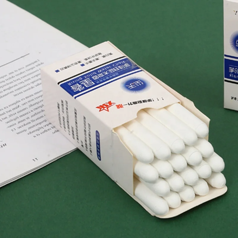 Professional Manufacturer Dustless Chalk School Erasable Training Institutions White Chalk