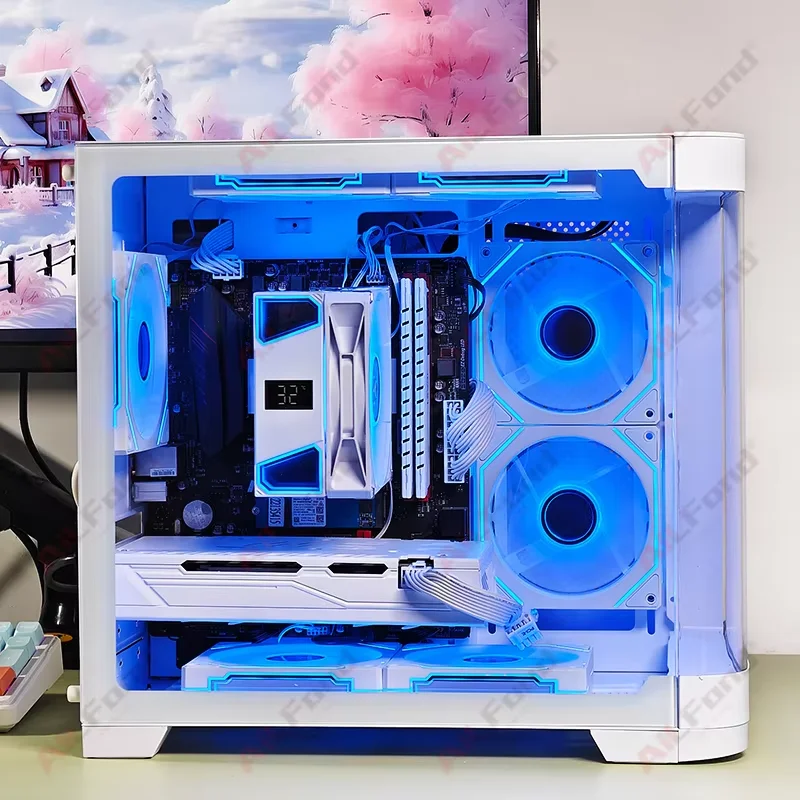 R5 5600 AMD RX 580 8G DDR4 RGB B450 motherboard AM4 full gaming pc CUSTOM computer set equipment desktops wholesale build pc