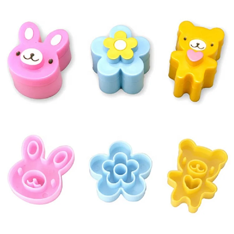 Buy Sandwich Cookie Cutters Set Bread Cookie Cutter Molds Plastic Biscuit Cutters