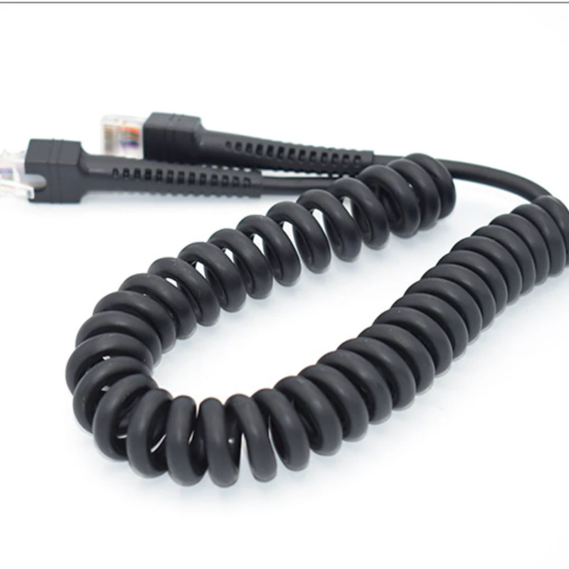 RJ45 8P8C coiled spiral cable high density male to male High Quality Ethernet Cable 1m 2m 3m 5m 1m-50m Cat6 Patch Cable