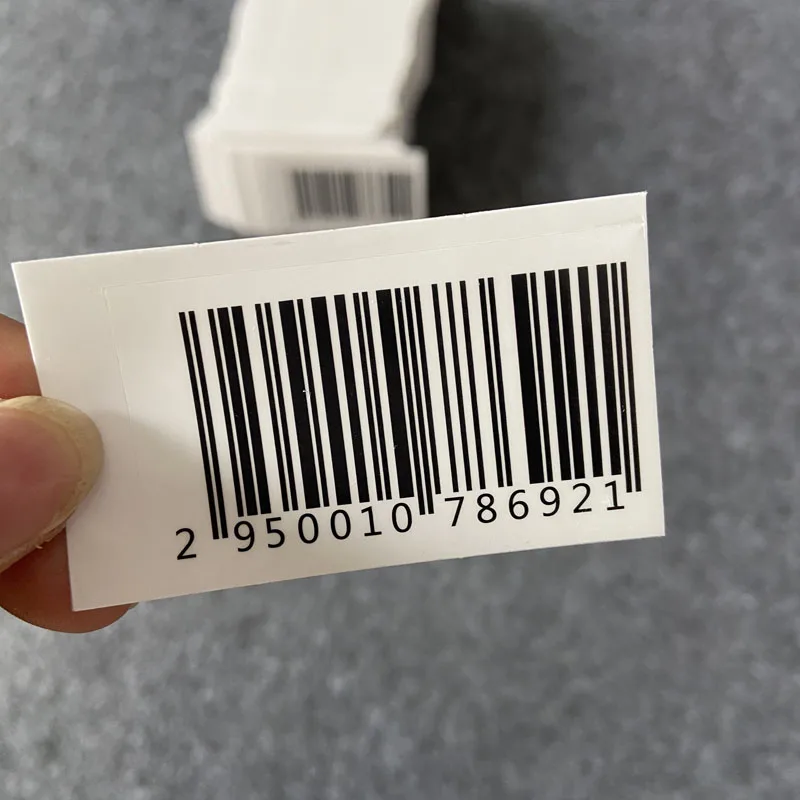 Private Design Custom Vinyl Sticker Roll Adhesive PVC Stickers With Bar code Sticker Sheet Custom Print