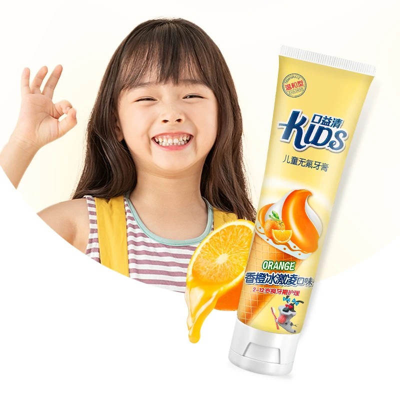 Hot Selling wholesale High Quality 70g Toothpaste oral Care Oral Hygiene For Kids children toothpaste for 2-12