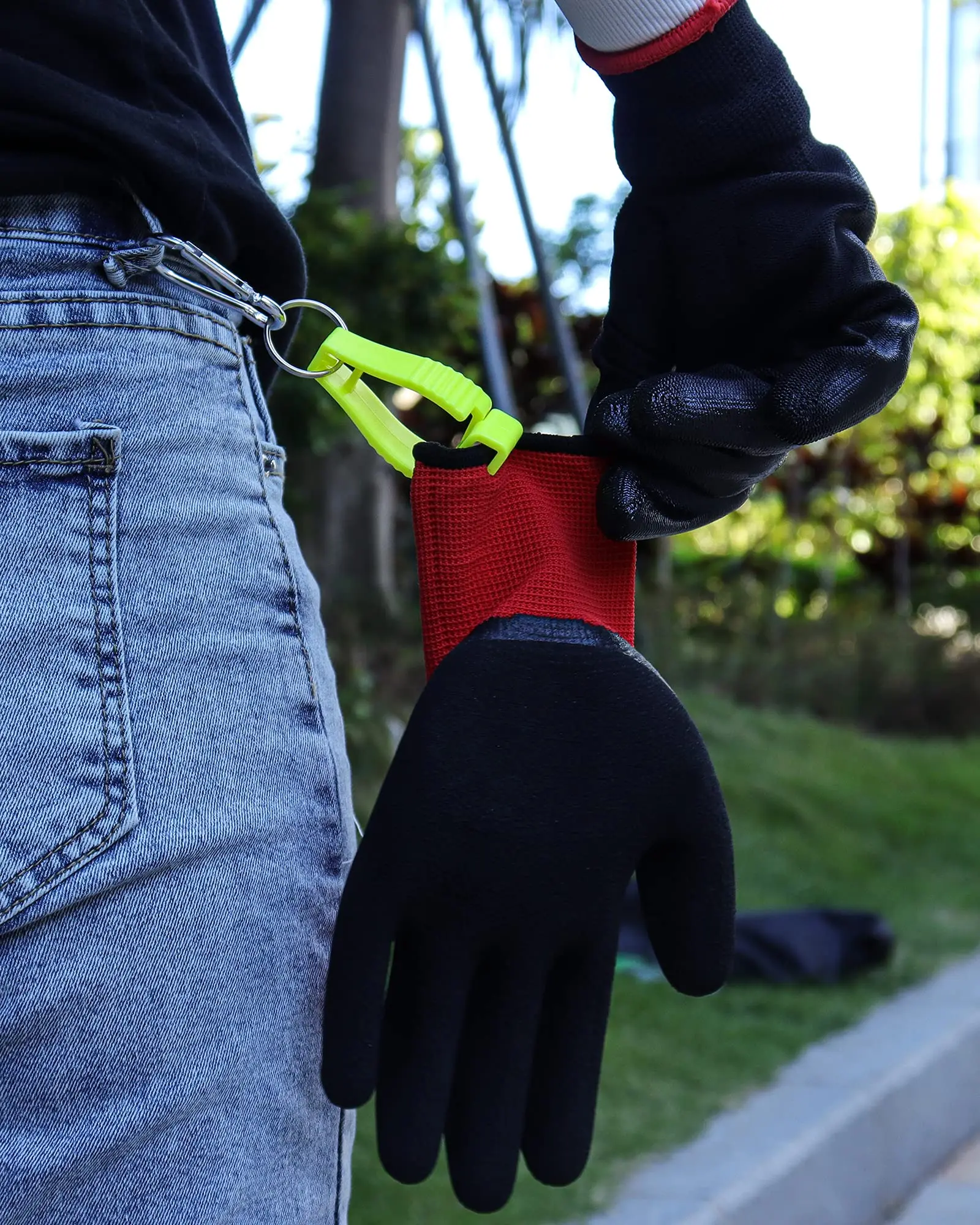 GLOVEMAN Customizable color logo Anti-lost Glove Strap Work Safety Clip Glove Keeper Glove Grabber Clip