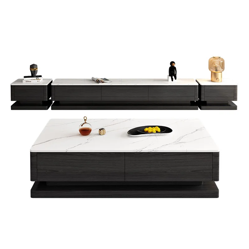 Newest TV Stand and Lux Design Living Room Furniture Wood TV Tables Home Cabinet Console Tables with coffee table