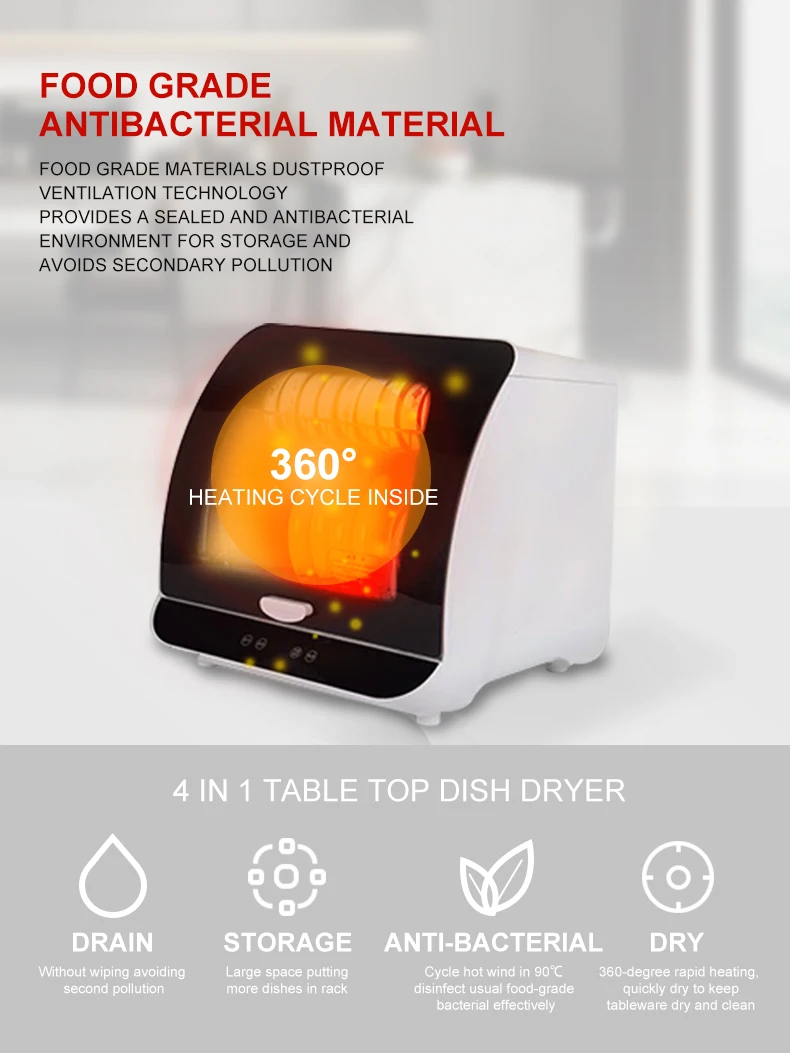  Uv ray dish dryer sterilizer electric disinfection cabinet