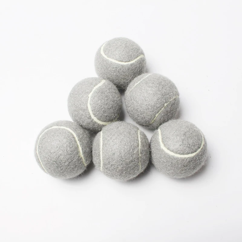 Grey Tennis Ball for Training&Promotion Customized Size Color Standard Tennis Ball
