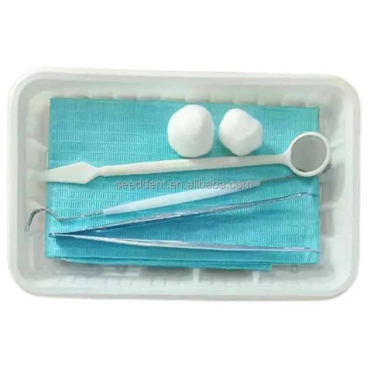 SE-DK5-1 Dental disposable examination instrument box 5*1 / Dental disposable kit 5 in 1 dental instrument