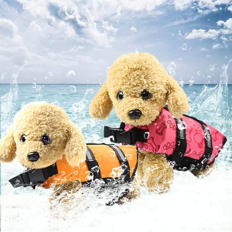 Customize Summer Safety Swimming Swimsuit Dog Pet Floating Life Clothes Vest Life Jacket For Pets