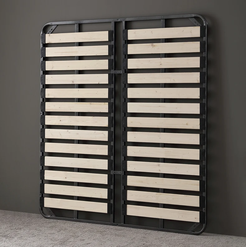 
Full size custom size color pine slat metal bed frame material bedroom wall murphy bed mechanism 