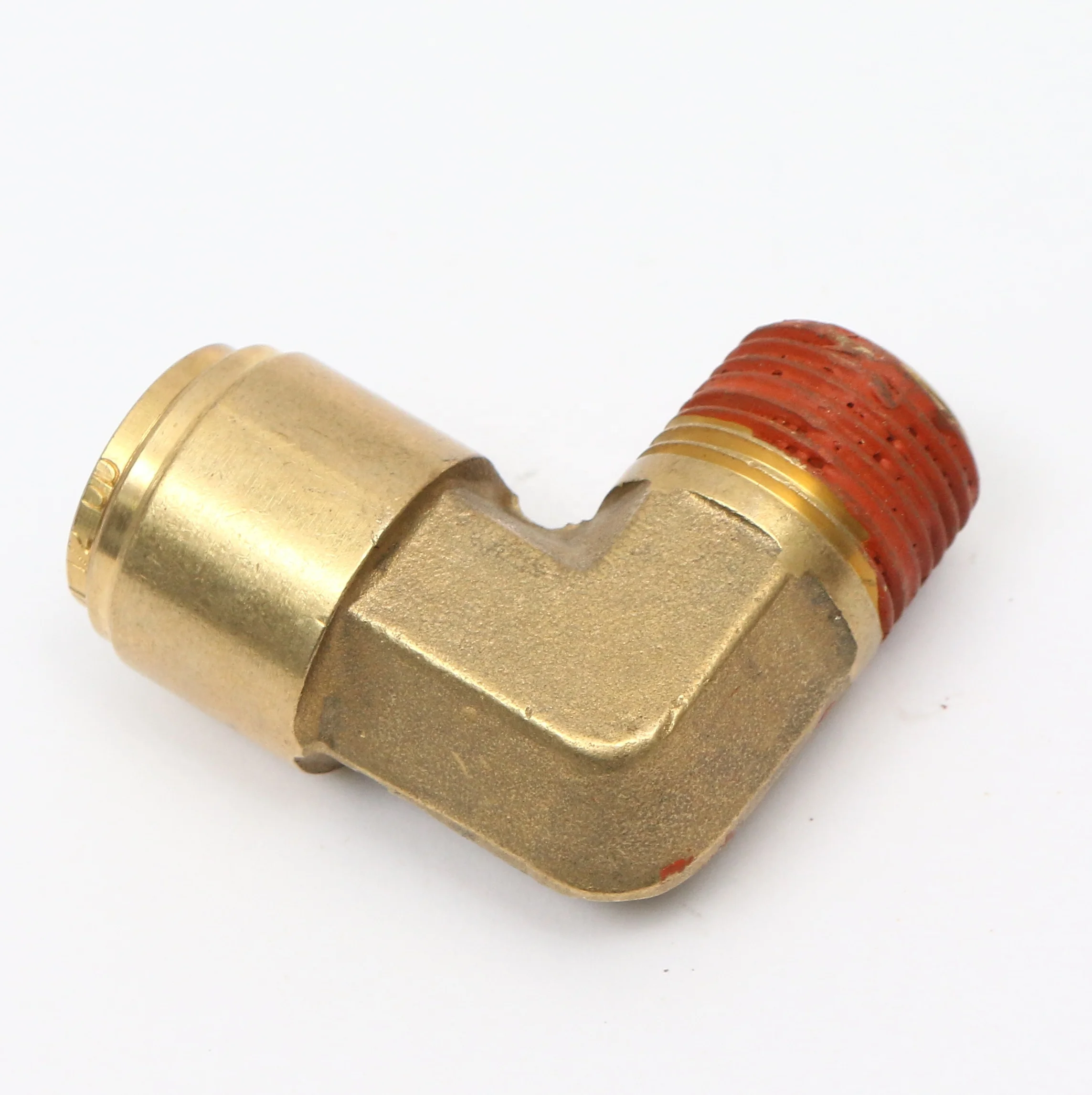Key Forward Professional Manufacturer Brass elbow 90 degree fixed Male NPT brake fittings dot copper connector copper