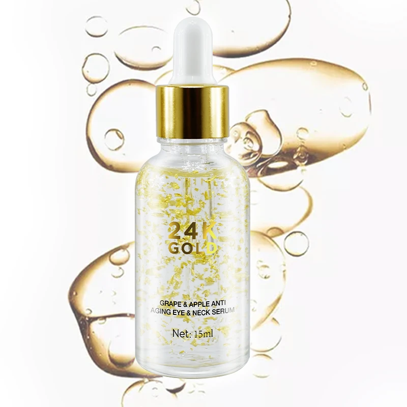24K Grape+Apple Anti Aging Wrinkle Removal And Brightening Face Eye Neck Serum