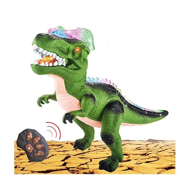 
Dinosaurs Toy Remote Control for Kids Electronic Pets with LED Light Up Walking Roaring Realistic Dinosaur Toys 