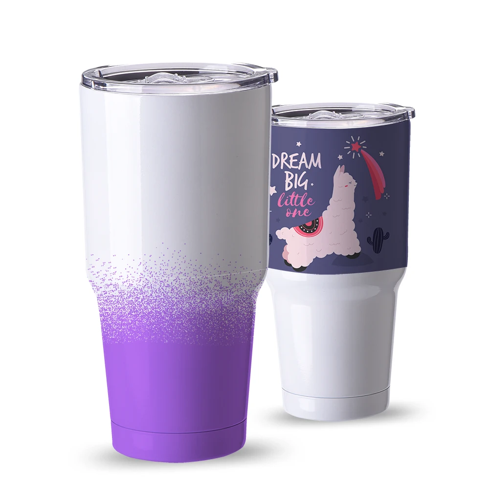 
WB White Blank Sublimation Mug Stainless Steel Heat Transfer Dye Sublimation Blank Travel Coffee Mug for Sublimation 