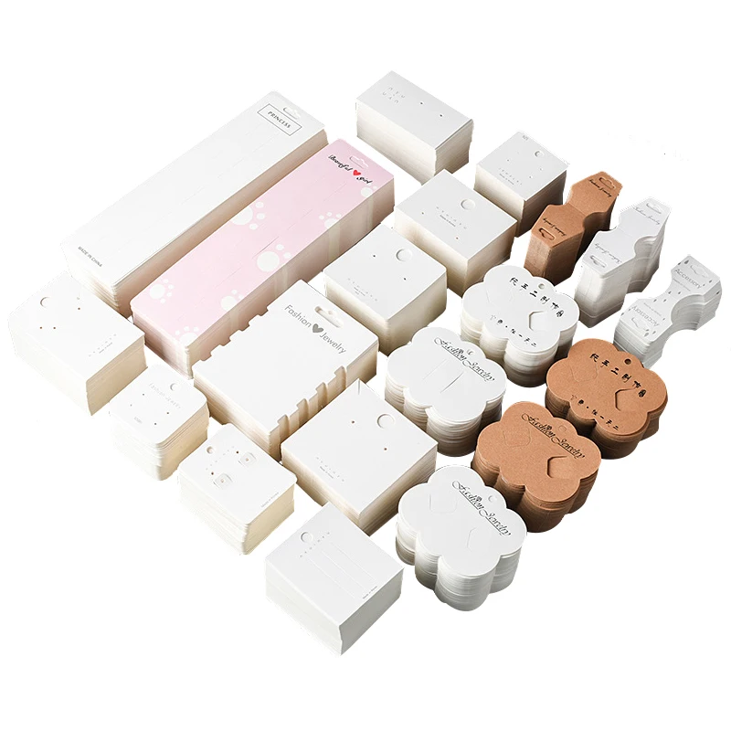 Earring card customized earring ring hair clip can hang necklace ear clip jewelry card packaging