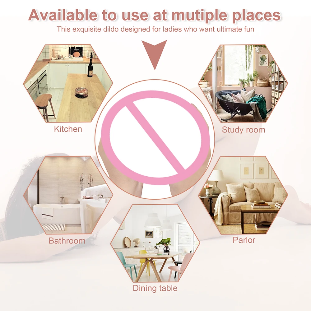 Adult 8.27inches Realistic Thick Grandes Silicone Artificial Realistic Penis Sex Toy Dildos for Women Lady Masturbating Sex Toys