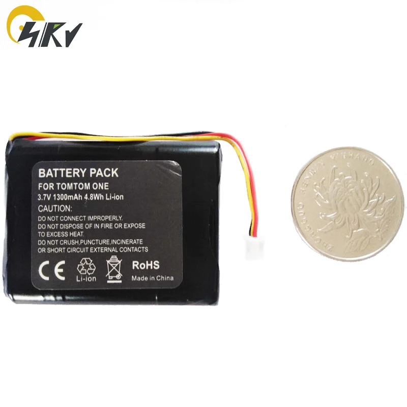 
3.7V Li-ion Battery 1300mAh for TomTom one V2 V3 V5 XL Europe Dach TML Rider IQ Routes S4L Rider 2nd 4K00.100 