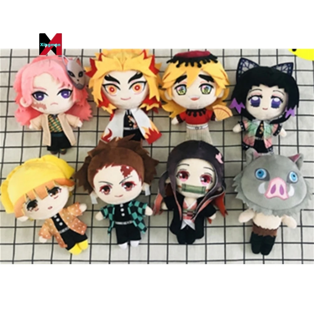 9 видов стилей для детей 20 см демон убийца: kimetsu без Yaiba мультипликационный персонаж Кукла Kawaii аниме плюшевые игрушки
