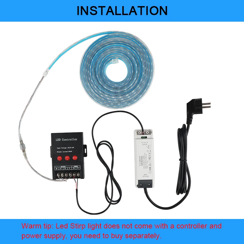 RGB LED SMD  5050 Led Strip Light 5M/Roll 300 Leds DC12V Outdoor Light Strips Waterproof