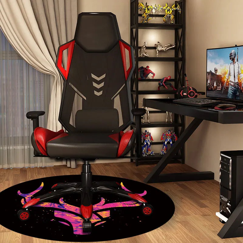 Gaming Mat Carpet Living Room Modern Round Room Rug Game Console Chair Mats