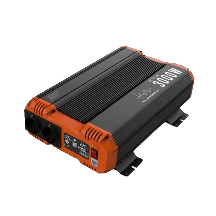 Factory price 1200W 1800W 2500W 3000W Aluminum inverter pure sine wave RV ship solar photovoltaic inverter converter