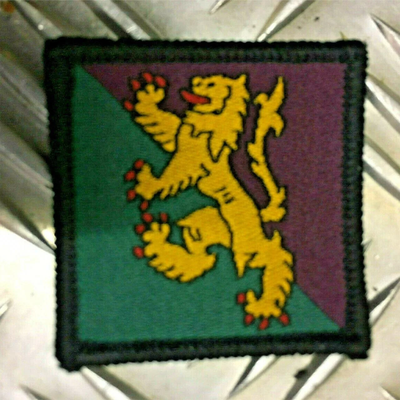 
7th Armoured Brigade Desert Rats Milspec Military Unit TRF Touch Fastener Patch 