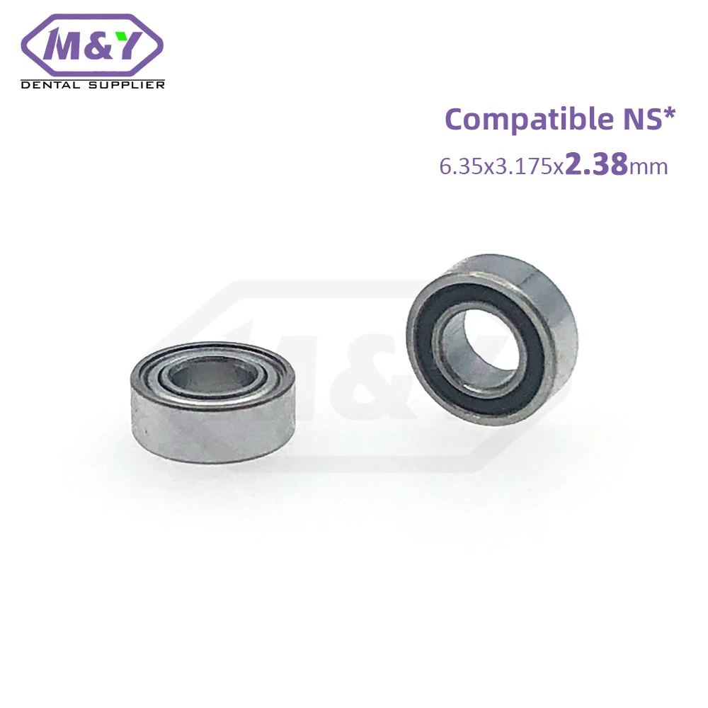 Dentistry Lab Bearing fit N*K 2.38mm High Speed Dental Handpiece Air Turbine Steel Ceramic Ball Rotors Motor Cartridge Bearings