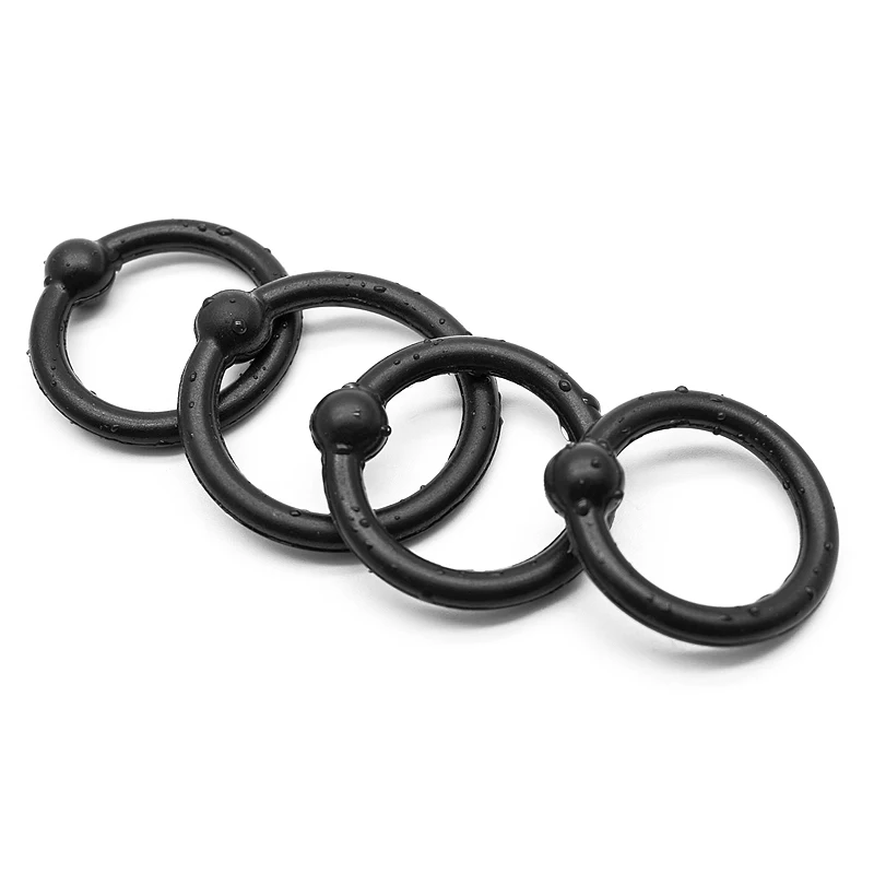 Penis Ring Set for Couples Sex, Cock Rings Set Sex Toy for Men with Premium Stretchy Silicone for Longer Harder Stronger