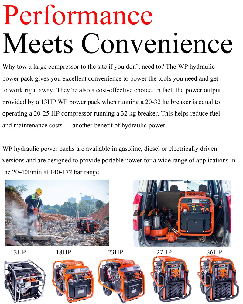 Wipin Hydraulic Cylinder Engine Hydraulic Power Pack 220v Dc Hydraulic Power Unit