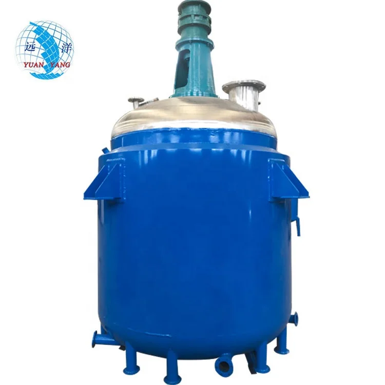 Рубашкой нагрева 2000L химический реакционный сосуд с мешалкой реактор покрытый кожухом
