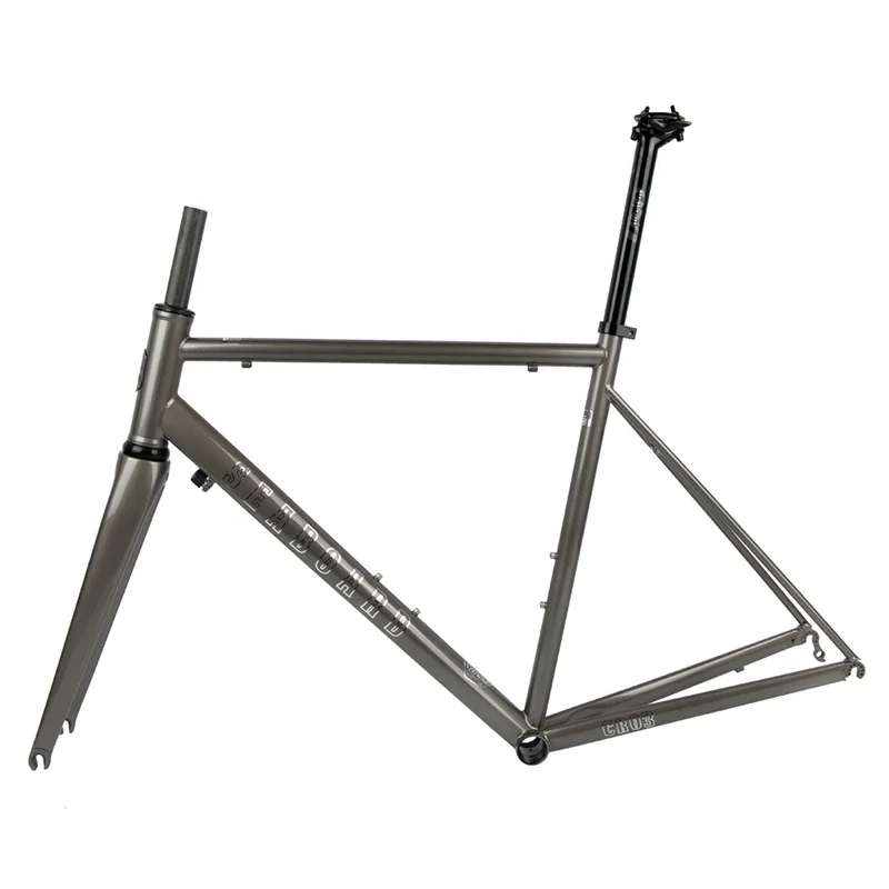 High Cost Performance 44cm / 47cm / 50cm / 53cm / 56cm 700C Road Bike Frame CR-MO  Steel for Sale 700*40C Gravel Frame