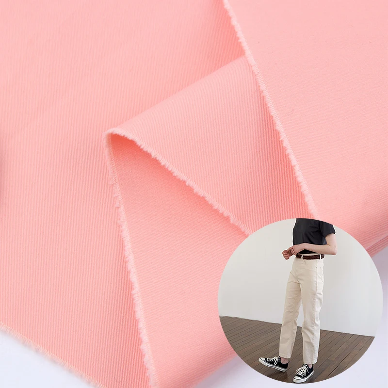 320 grams of twill cotton spandex stretch tightly diagonal imitation Tencel fabric