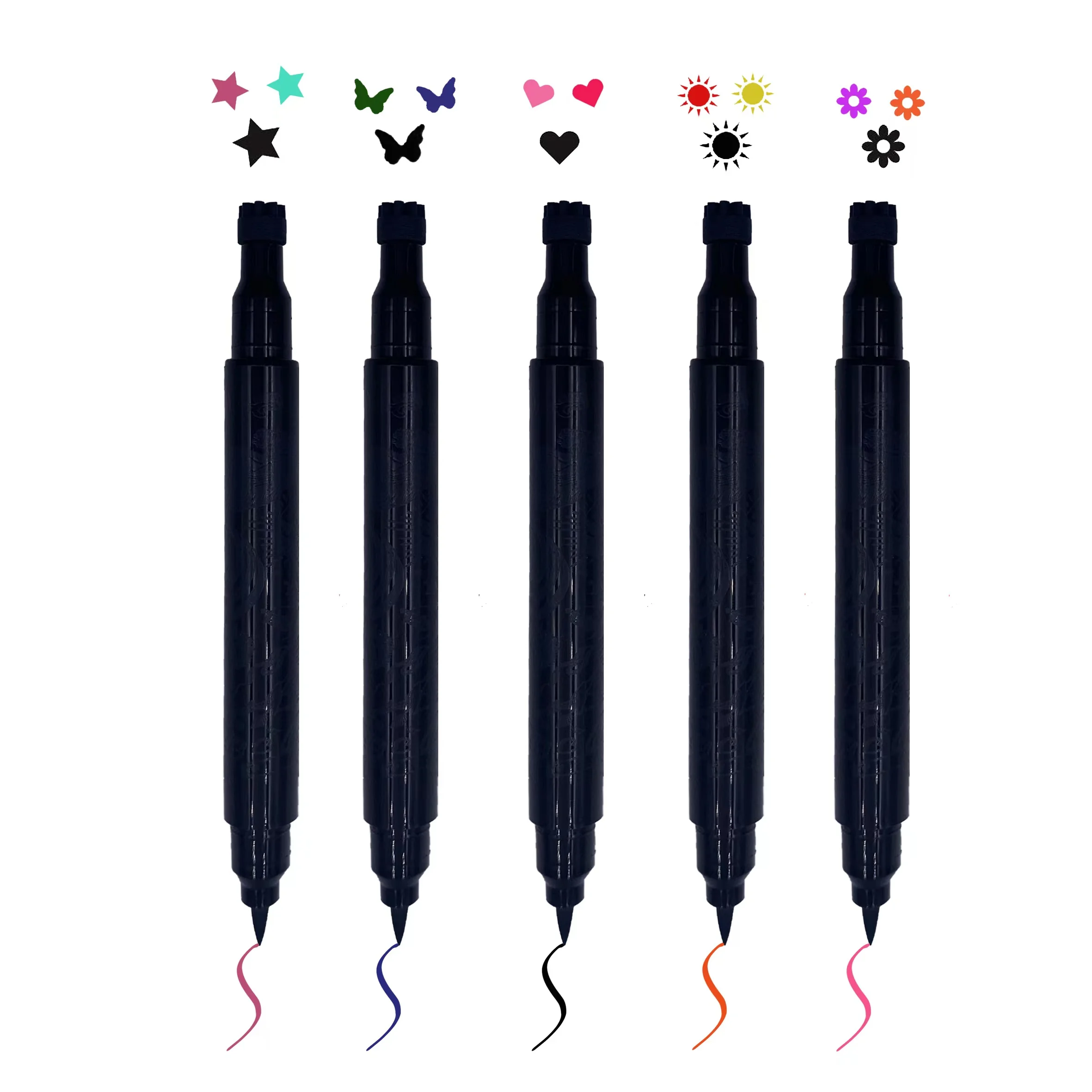 Custom Logo Black eyeliner Long Wear Waterproof Vegan Matte Liquid Eyeliner Pen Eye Liner Pencil