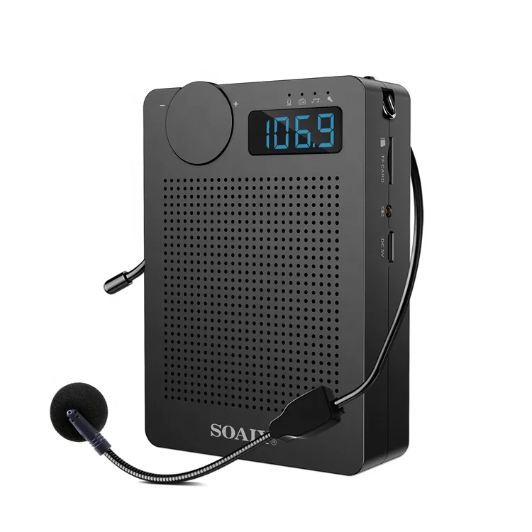 TS-100 Mulitpurpose Super Portable Megaphone Loudspeaker Voice Amplifier