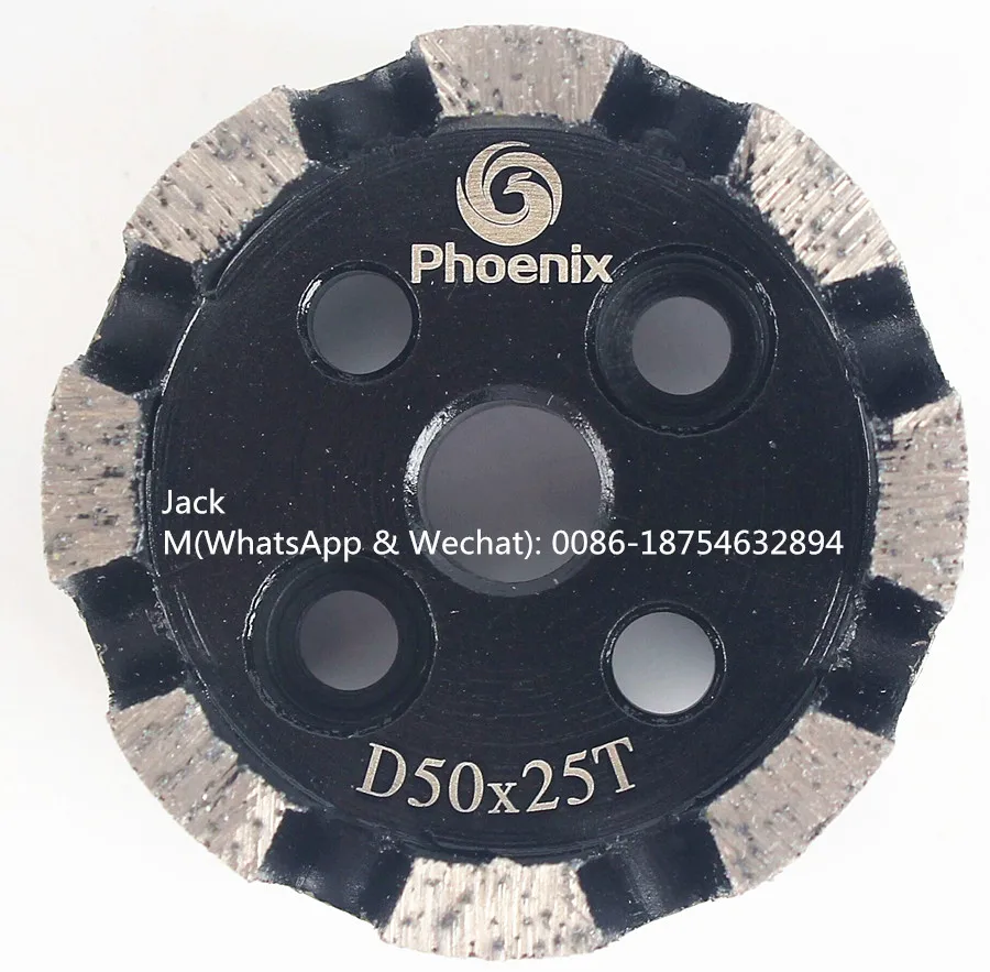 2 inch 50mm CNC Calibrating Wheel CNC Stubbing Diamond Grinding Wheel for Granite Marble Quartz Profiling