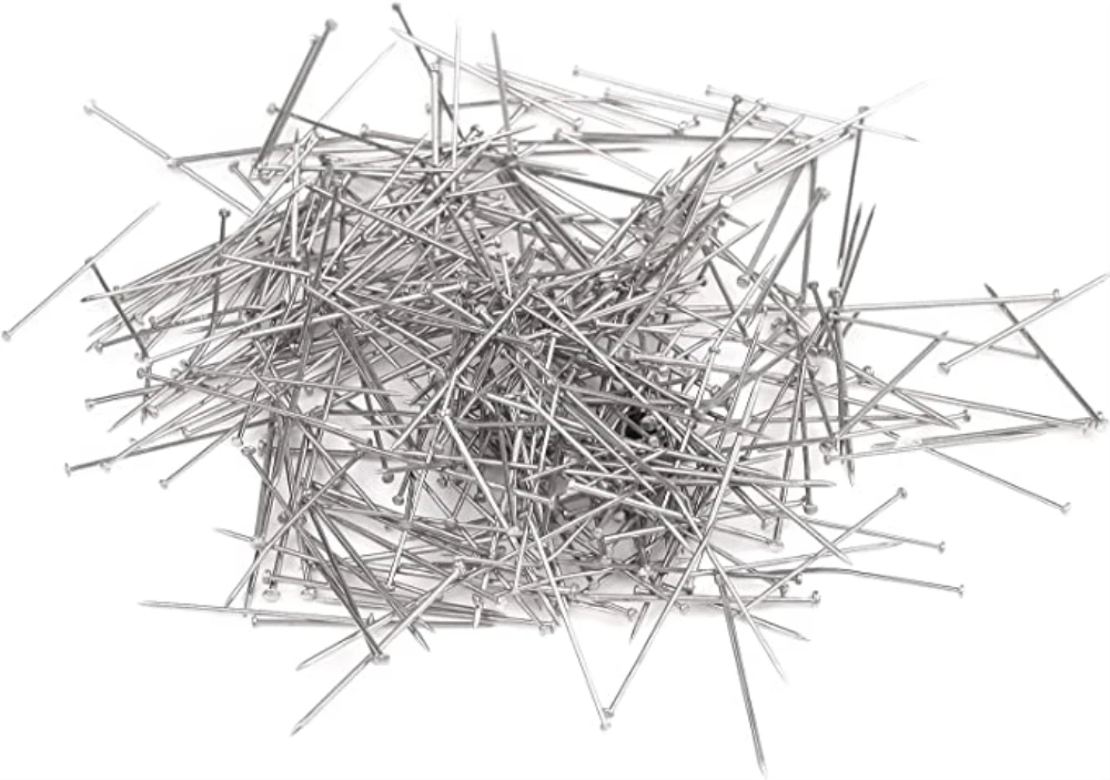 300 шт. прямые булавки из прочной нержавеющей стали швейные с пластиковой коробки великолепные атласные для изготовления ювелирных изделий шитья