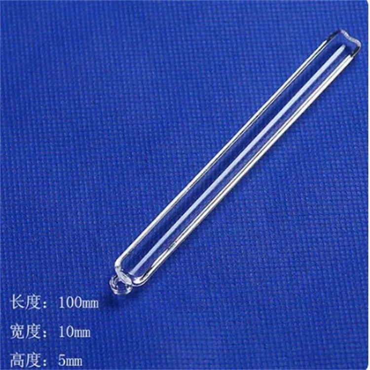 Customized high quality High Pure Crystal Glass Tubing Quartz Boat for Laboratory