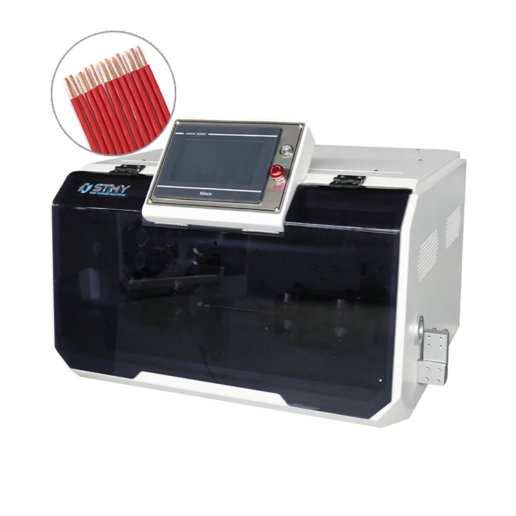 Automatic Wire Harness Manufacturing Equipment Cable Cutting Stripping Machine Automatic Cable Stripper Twisting Machine