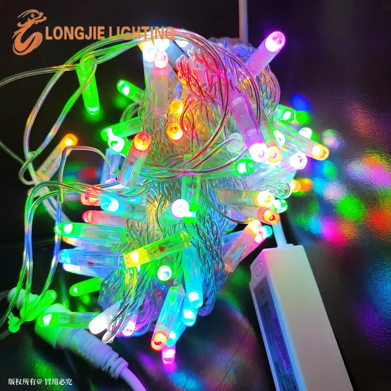 10M100L RGB PVC 100 Lights Blue Led String Light for new year