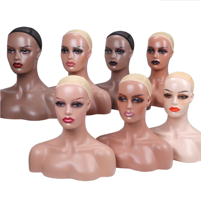 Wholesale Wig Display Mannequin Heads With Shoulders