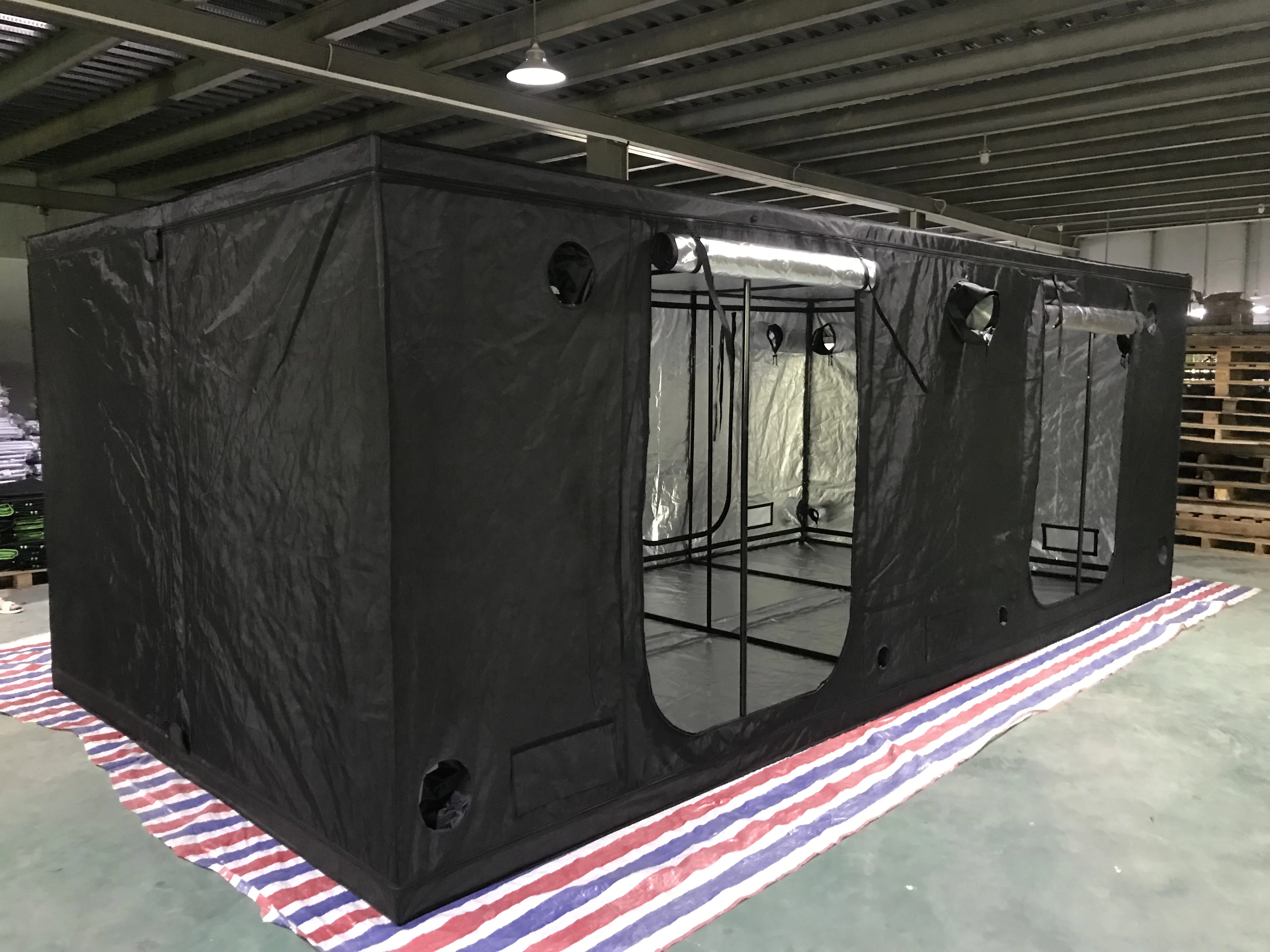 New Non-Toxic Material 210D/600D/1680D mylar hydroponic Grow Tent large grow tent