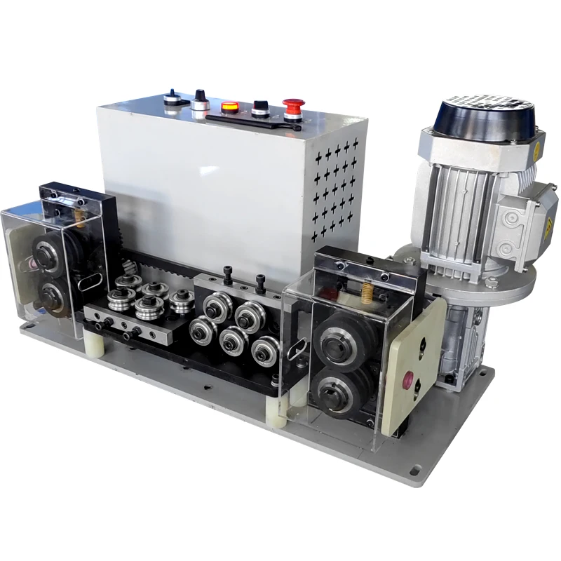 Roller feeder straightening machine 10 wheel wire straightener with 750W motor