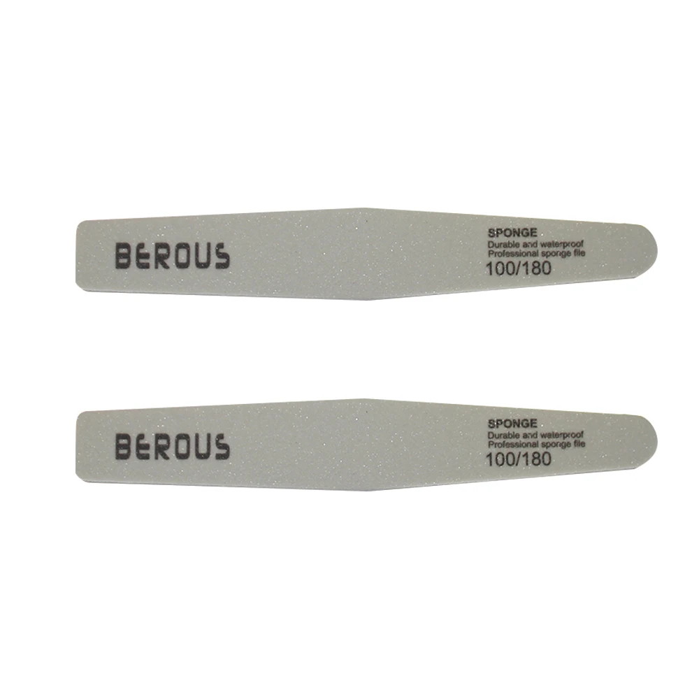 Personalized wholesale diamond shape abrasive zebra gray 80/100/120/150/180/240/320 grit emery board nail file custom logo