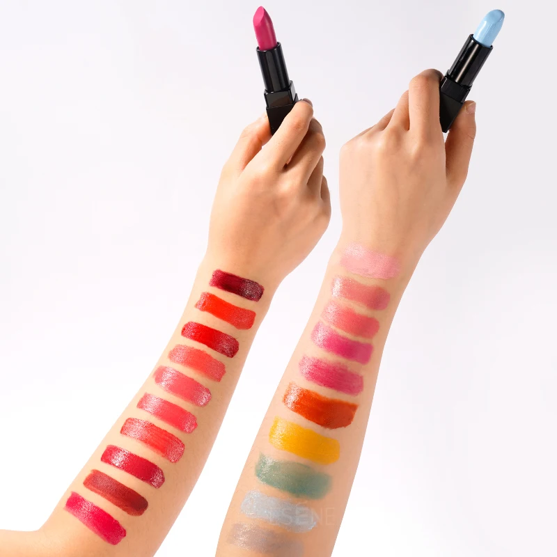 Esene L-LG09 wholesale OEM ODM colorful high pigment nourish silky glossy lipstick (new) lip cosmetics