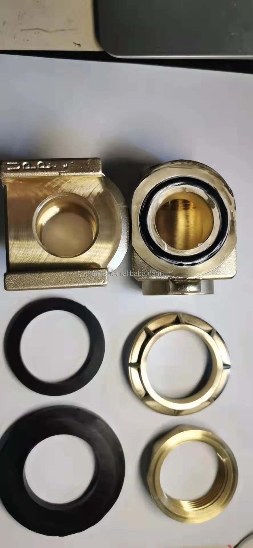 Oem Custom Bronze Brass ASTM C89844 no lead free NF 0.25 Standard Tapped Pitless Adapter DN25 Screwed Thread END NPT BSPT
