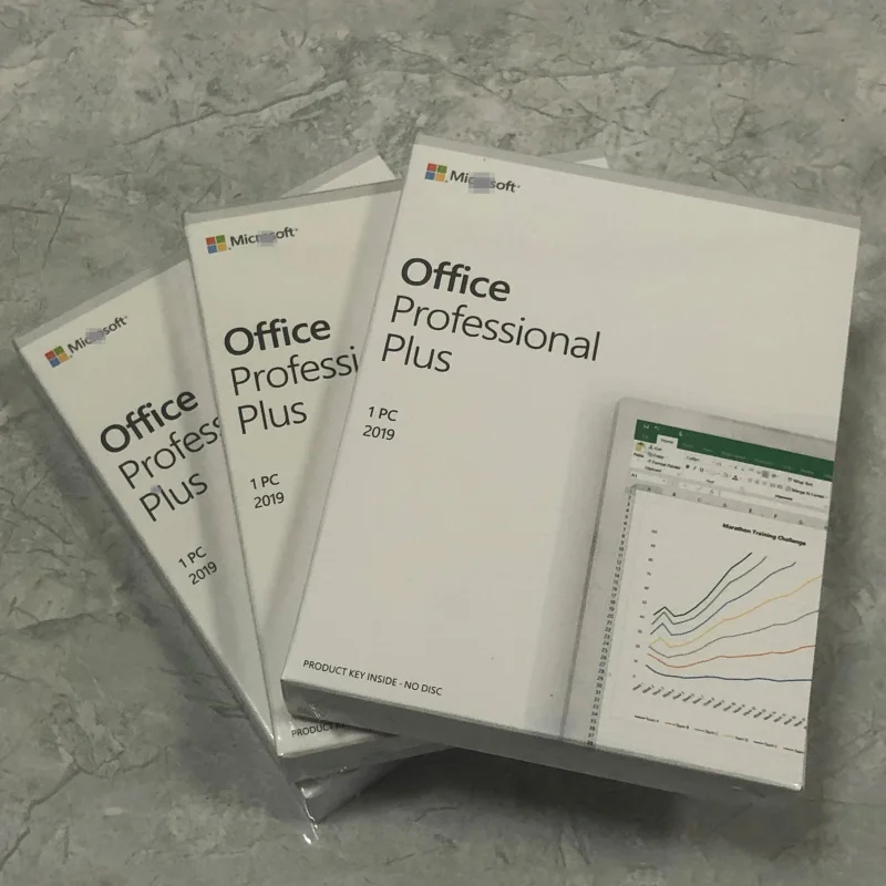Office 2019 профессиональная розничная коробка лицензионный ключ глобальная 100% онлайн Активация для ПК Быстрая