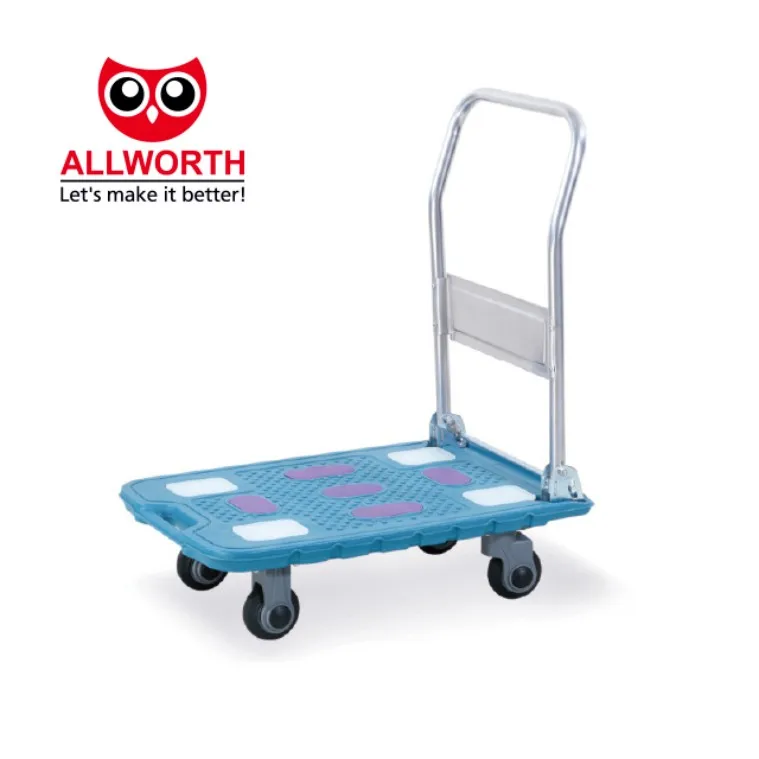 Wholesale Industrial Warehouse Trolley Wheels With Brakes Transport Cart