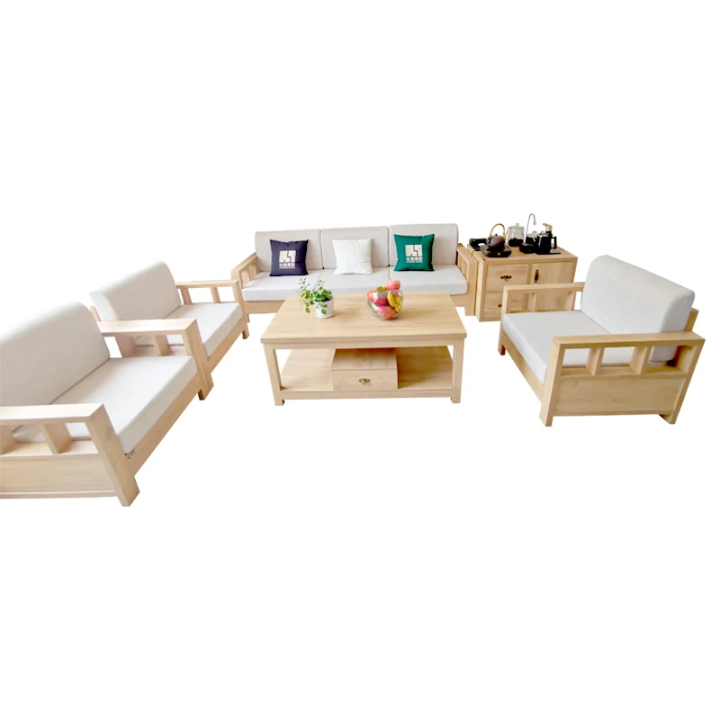 New Listing Wood Color Or Customized Incense Cedar Wood Exquisite Workmanship Furniture Sofa Living Room Set