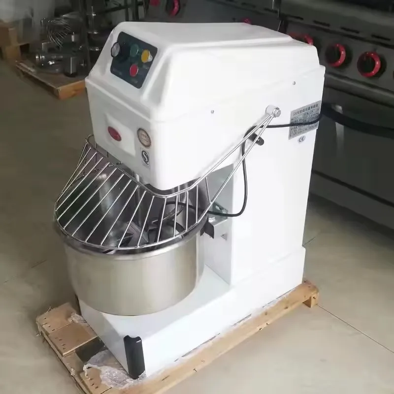 Electric Automatic Stand Dough Hook 40L Commercial Splash Guard Bread Pizza Flour Egg Bread Making machine Dough Mixer