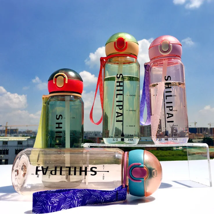 Соломенная чашка небьющаяся школьная спортивная детская бутылка воды с пользовательским логотипом
