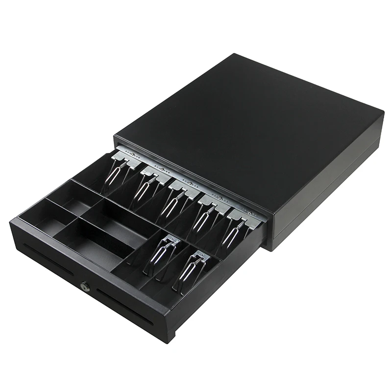 410mm 7 Bill 4 Coin POS Cash Register Drawer Money Tray Coin Box Metal Locking Cash Box